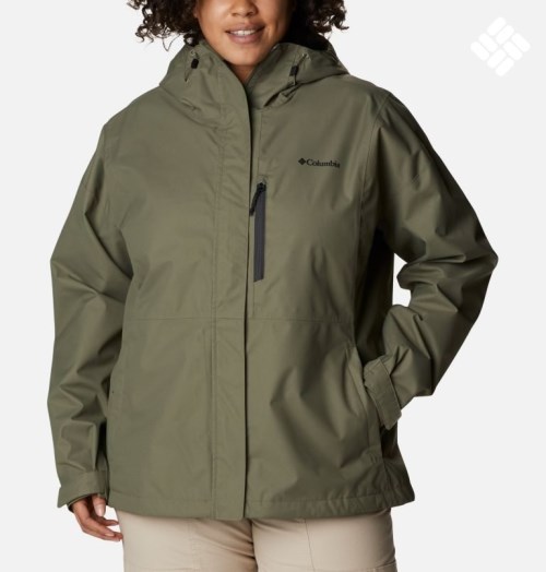 Women's Columbia Hikebound Jackets Olive | Plus Size CA-C1A05